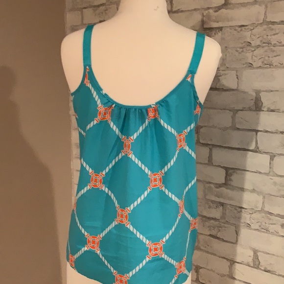 Beachy nautical gold zip top - Picture 3 of 3